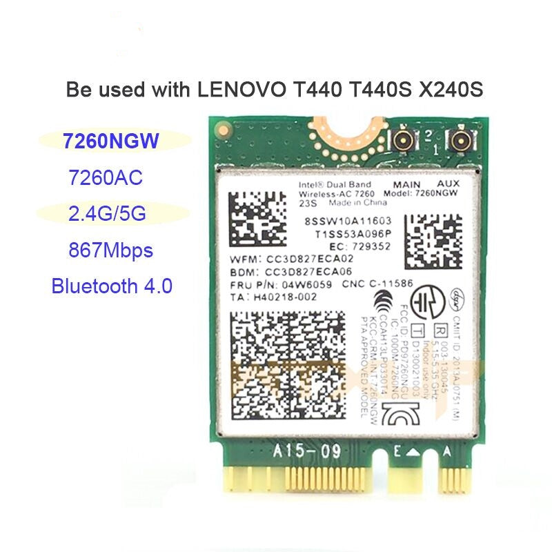 7260NGW 04W6059 Wireless WIFI  Card