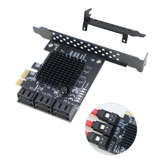 PCIe to 6 Ports SATA